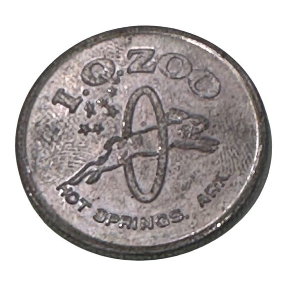 IQ Zoo Silver Token Hot Springs Arkansas wonderland - Picture 1 of 8